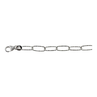 Sterling Silver Oval Link Bracelet – 7.5 Inch