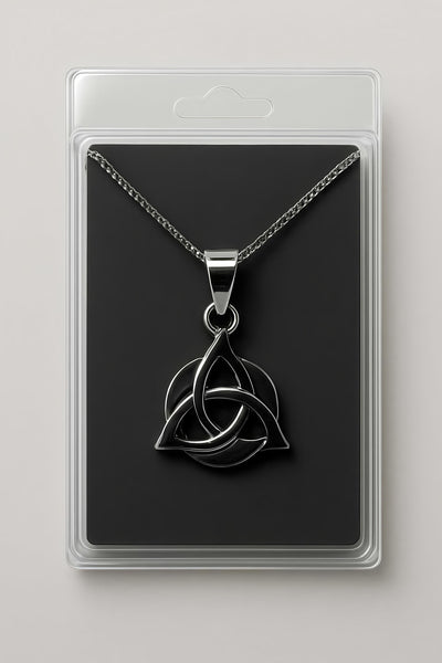 Mystic Celtic Knot Pendant – Sterling Silver