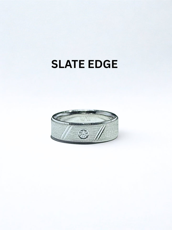 Slate Edge Ring Side Profile