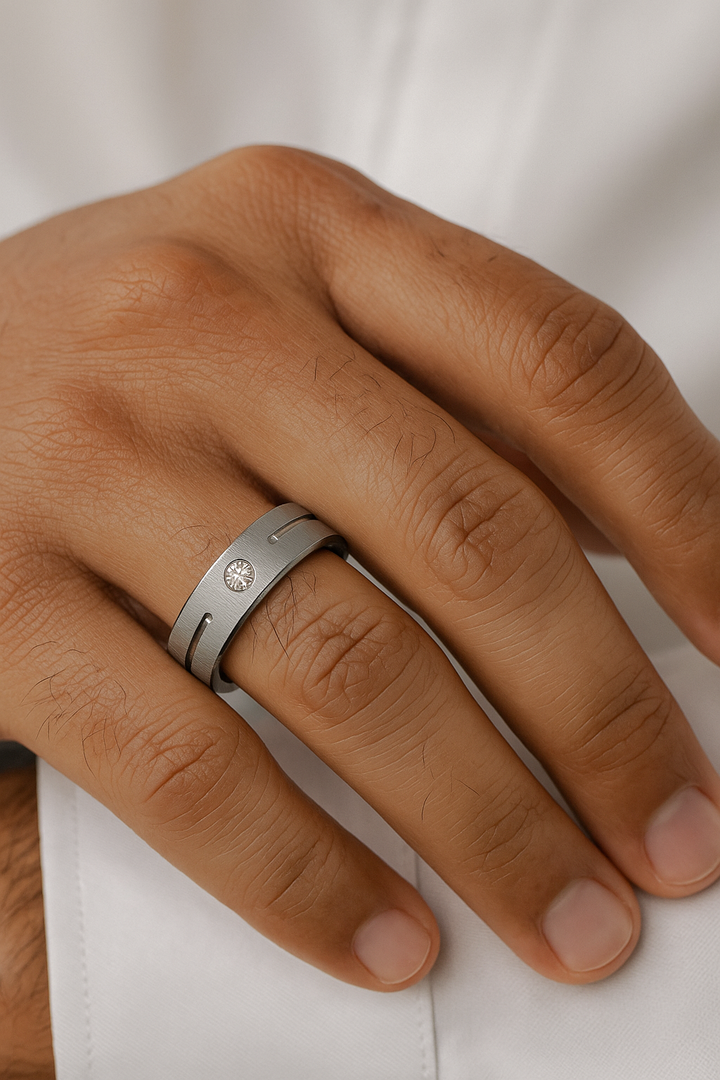 Luxury Sterling Silver Drift Band
