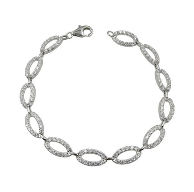 Sparkling cubic zirconia detail with gift box
