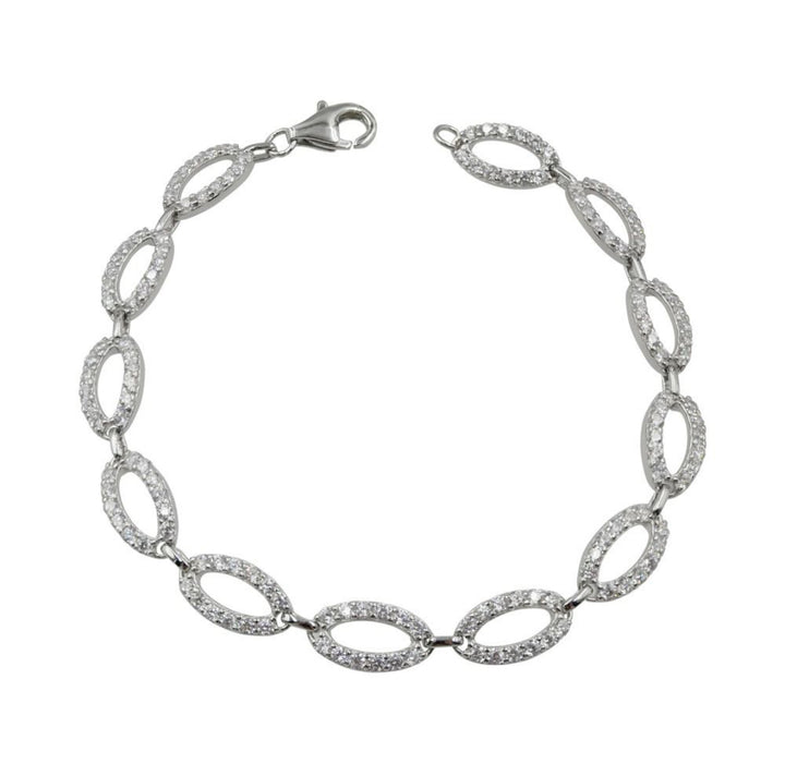 Sparkling cubic zirconia detail with gift box