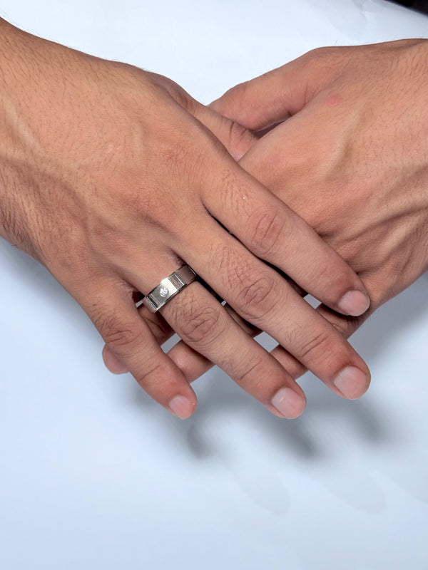 Frost Mark Men’s Ring Front View