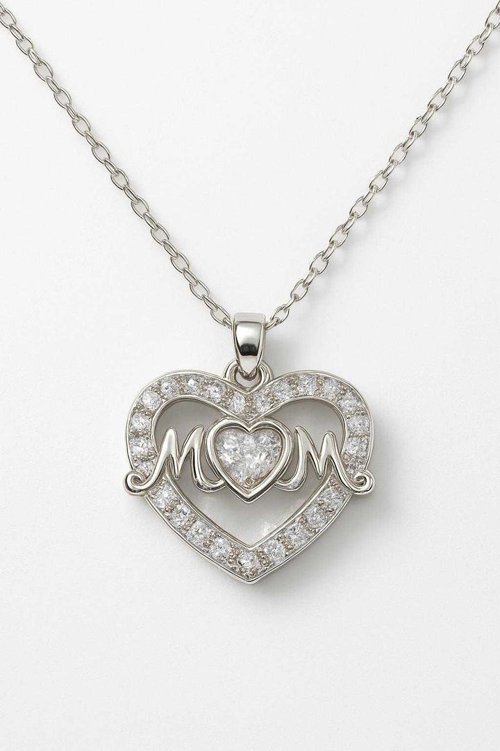Mum Heart Pendant Necklace in Gift Box