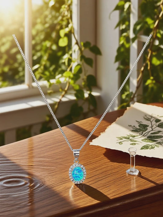 Detailed view highlighting gemstone craftsmanship