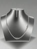 Front view of Silver Rhodium Plated Ball Bead Necklace by RAFYQ