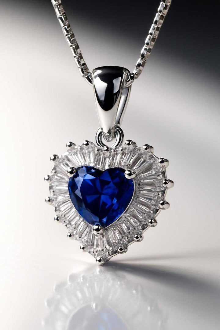 Pendant displayed on sterling silver chain