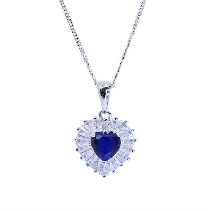 Gift-ready packaging for Sapphire & CZ Heart Pendant
