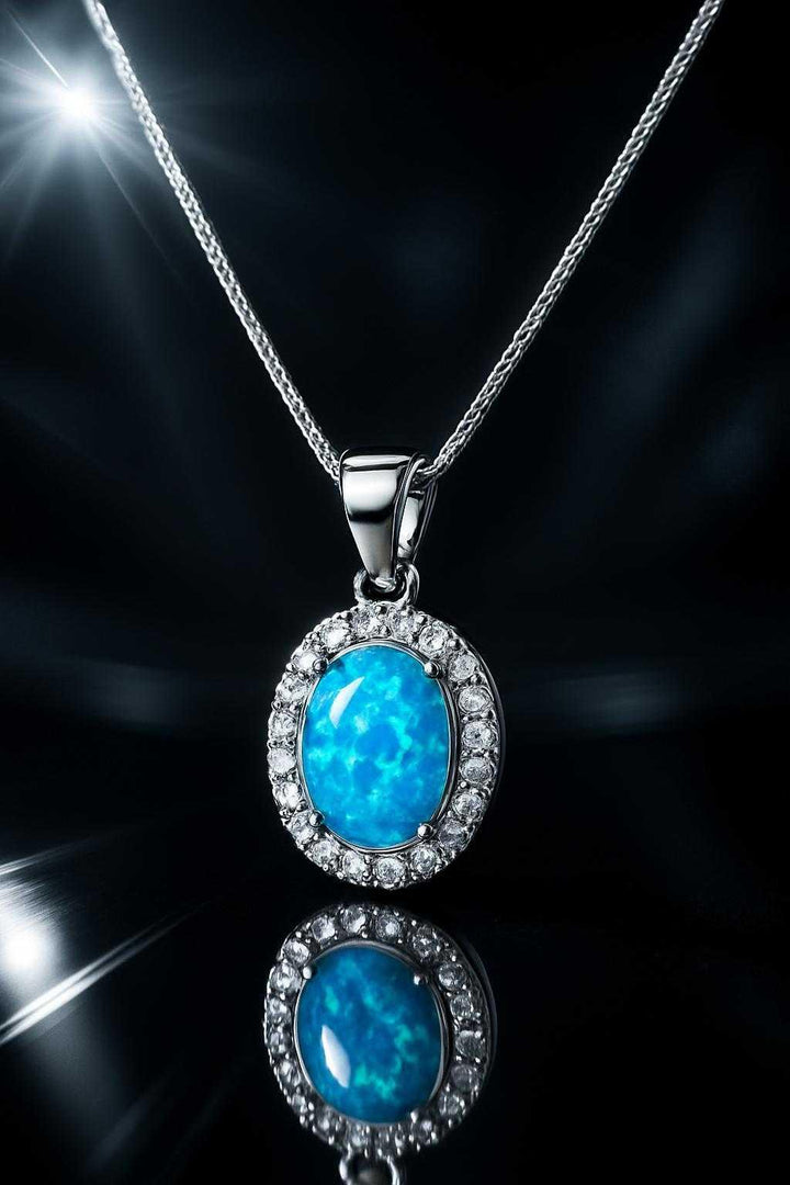 Necklace styled with elegant evening outfit