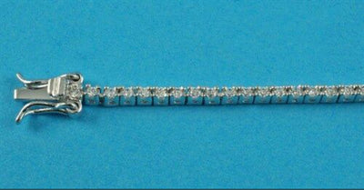 Sparkling Grace Clear CZ Tennis Bracelet full view