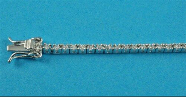 Sparkling Grace Clear CZ Tennis Bracelet full view