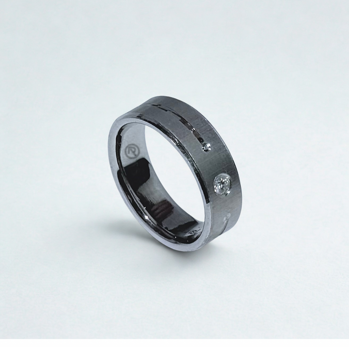Polished Sterling Silver Drift Band