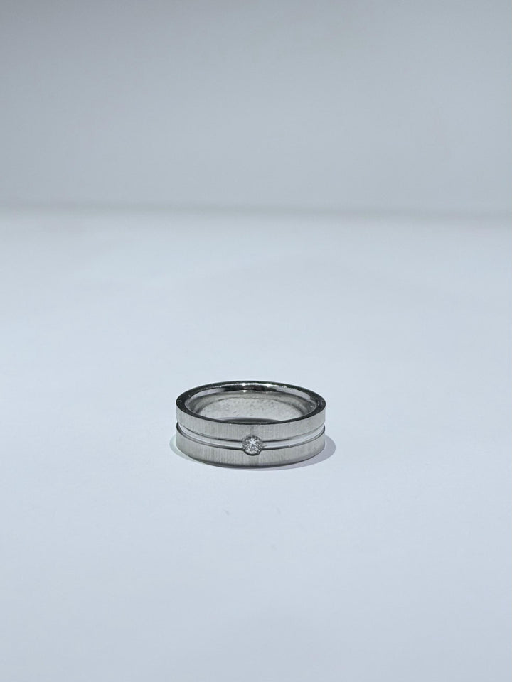 Wolf Sign Ring Angled View