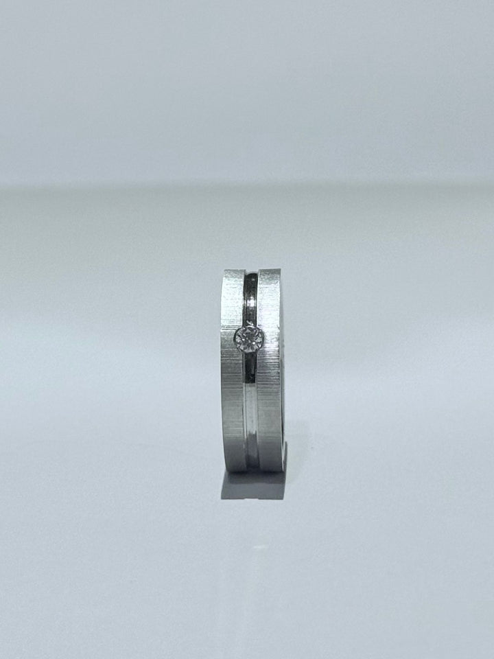 Wolf Sign Ring Worn on Hand